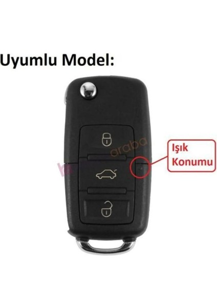 Volkswagen Vw Golf Polo Jetta Bora Passat Transporter 3 Tuşlu Dönüşüm Çevirici Anahtar Kumanda Kabı modelleri