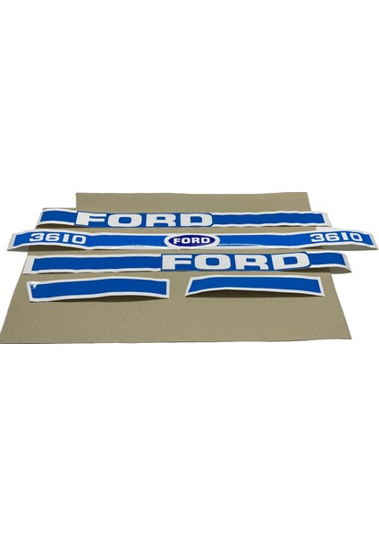 Ford 3610 Traktör Yan Yazı Takımı