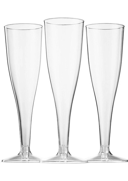 Plastik Şampanya Kadehi 6'lı 120 ml