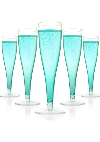 Plastik Şampanya Kadehi 6'lı 120 ml