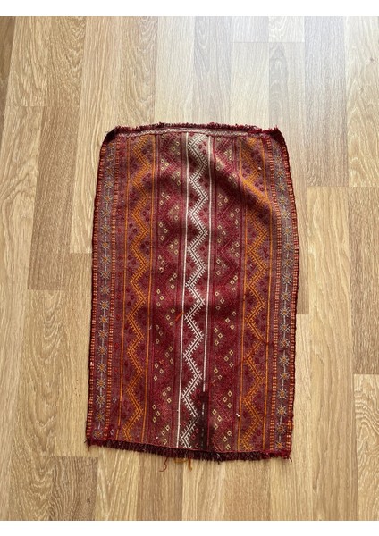 49 x 79 cm Küçük Renkli Vintage Kilim, El Dokuma Anadolu Kilim, Dekoratif Mini Kilim, Harika Ev si