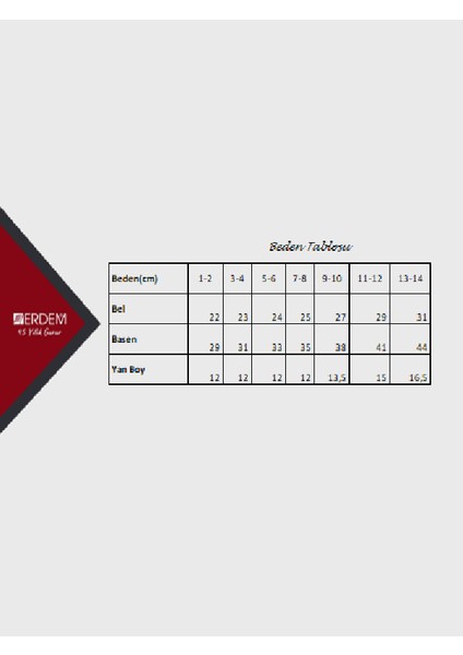 Erdem Beyaz Süprem Erkek Çocuk Külot 3300 fiyatları