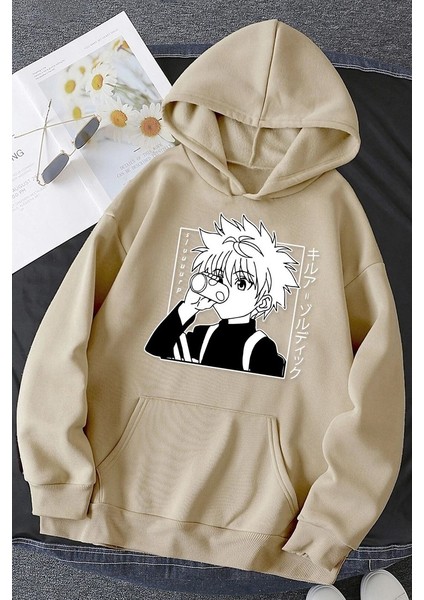 Only Trendwear Unisex Killua Zoldyck Baskılı Sweatshirt