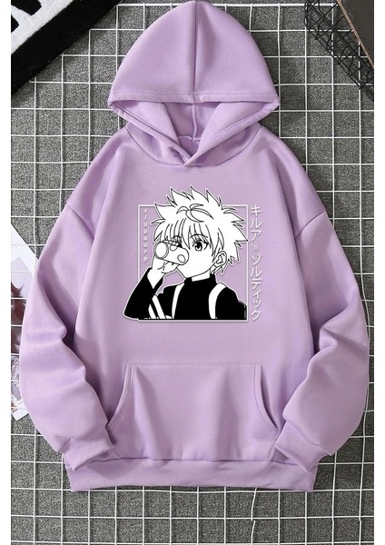 Only Trendwear Unisex Killua Zoldyck Baskılı Sweatshirt