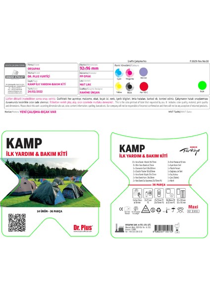 Kamp - Acil Durum Ilk Yardım & Bakım Kiti