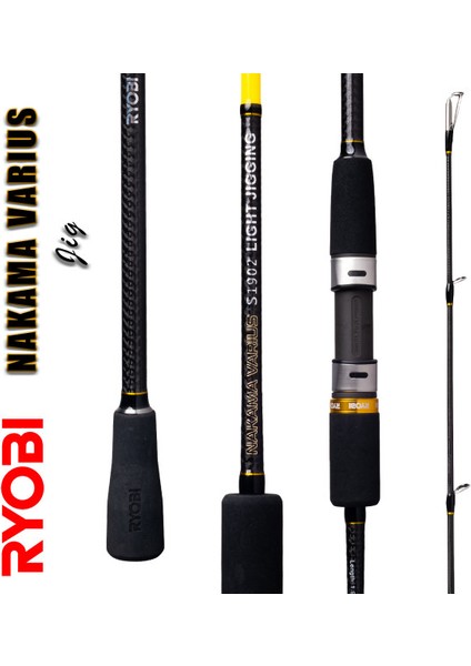 Nakama Varius 1.90M 300GR Light Jigging Olta Kamışı