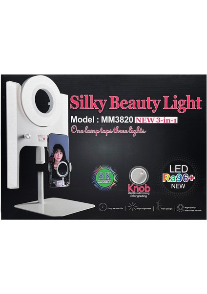 MM3820 Ringlight 8 Inç LED Işık