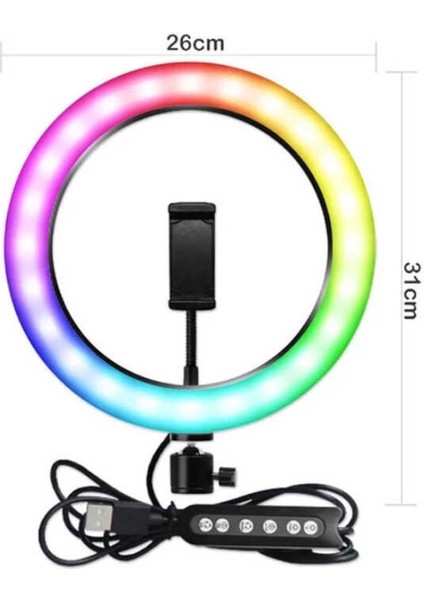 MJ33 Ringlight 13 Inç LED Işık