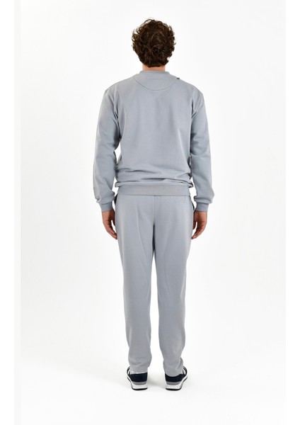 Rafined Workday Erkek Gri Sweatshirt (BCS2448-03)