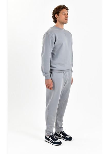 Rafined Workday Erkek Gri Sweatshirt (BCS2448-03)
