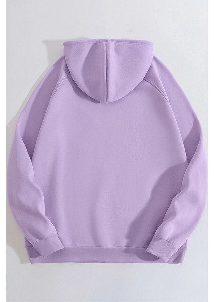 Unisex Moon Phases Baskılı Sweatshirt