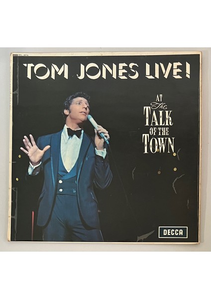 Tom Jones Tom Jones Live! At The Talk Of The Town Lp Plak (Orjinal 1967 Dönem Baskı Plak)