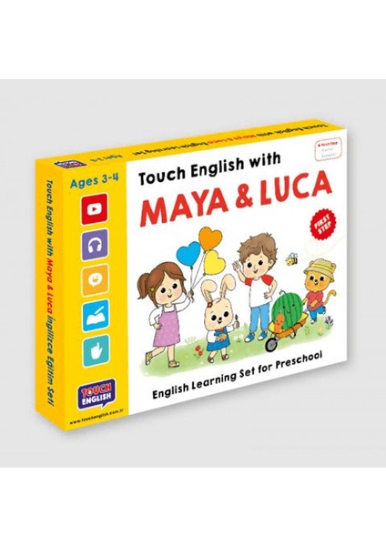 Maya & Luca İngilizce Eğitim Seti (3-4 Yaş)