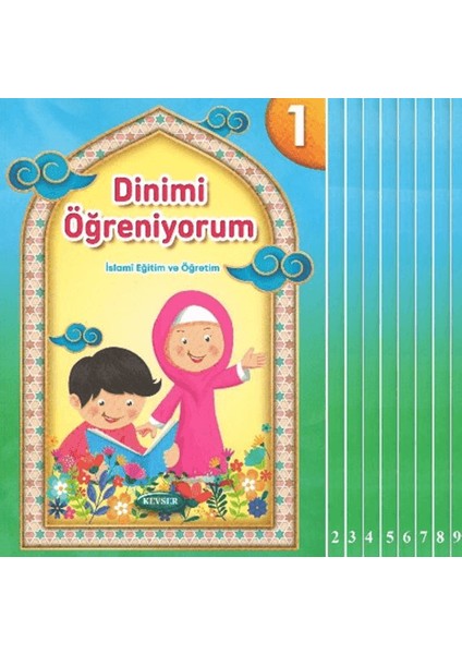 Dinimi Öğreniyorum Islami Eğitim ve Öğretim Seti 9 Kitap