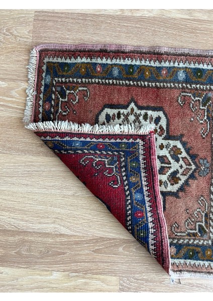 52X59 cm Türk Vintage Küçük Halı, El Dokuma Yün Halı, Ev ve Ofis Için Küçük Alan Halısı, Geleneksel Kayseri Halısı fiyatları