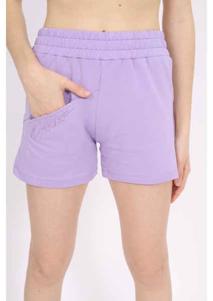 Kız Çocuk Nakışlı Şort