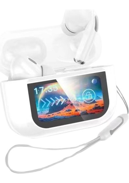 TWS40 Aktif Gürültü Engelleyici Özellikli Dijital Ekranlı Bluetooth 5.3 Kablosuz Airpods Kulaklık