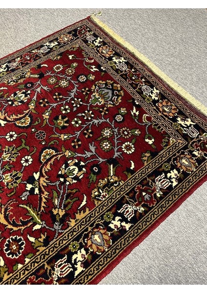 El Dokuma Kırmızı Taşpınar Halısı 123 x 200 Yün Özel Model Kök Boya fiyatları