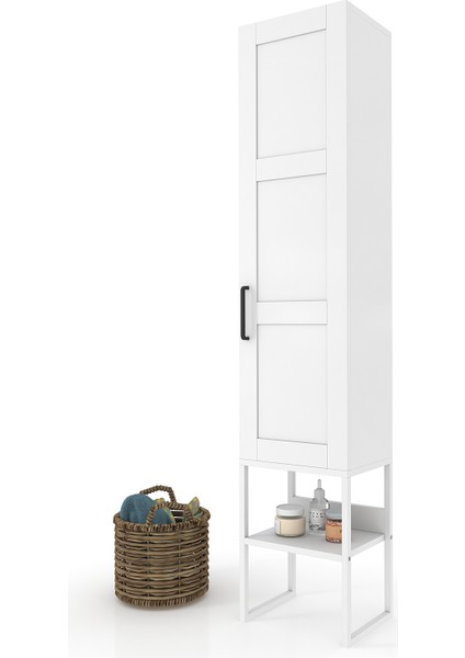 BNY131 Beyaz Metal Ayaklı Banyo Dolabı fiyatları