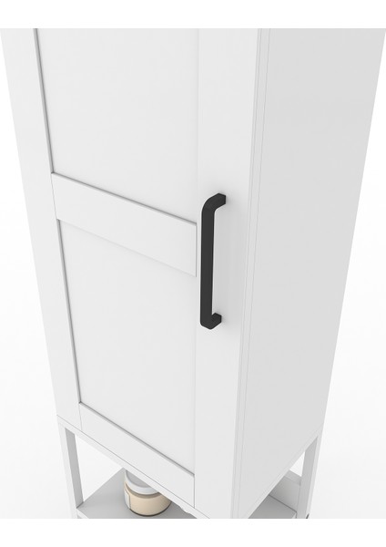BNY131 Beyaz Metal Ayaklı Banyo Dolabı fırsatları