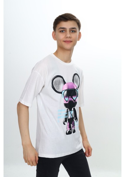 Erkek Çocuk Robot Baskılı Tişört modelleri