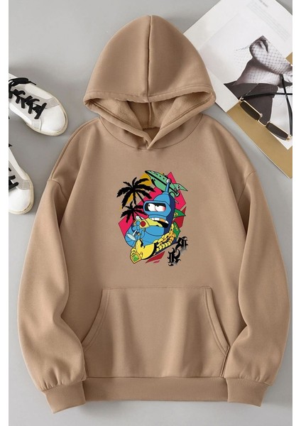 Only Trendwear Unisex Crazy Banana Baskılı Sweatshirt