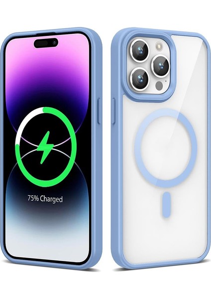Apple iPhone 14 Pro Max Kılıf Magsafe Wireless Şarj Özellikli Silikon Ege Kapak