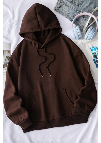 Only Trendwear Unisex Butterfly & Letter Graphic Baskılı Sweatshirt fiyatları