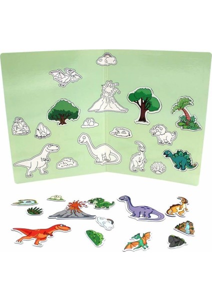83915 Dino World Manyetik Hikaye Oluşturma