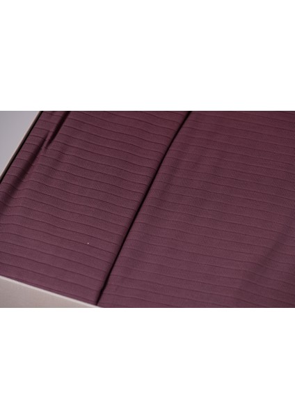Kıng Sıze Bambu Nevresim Takımı Ellıe Vıolet - Nevresım