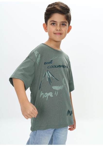 Erkek Çocuk Grafiti Baskılı Tişört fiyatları