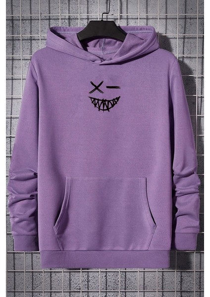 Only Trendwear Cartoon Graphic Thermal Lined Drawstring Sweatshirt