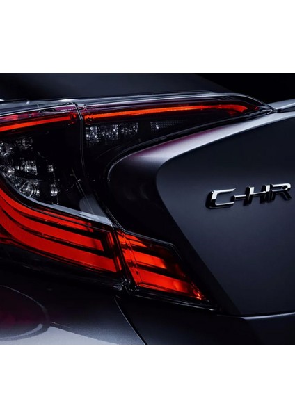 C-Hr 3m Siyah Abs Bagaj Yazı Logo Toyota Ile Uyumlu