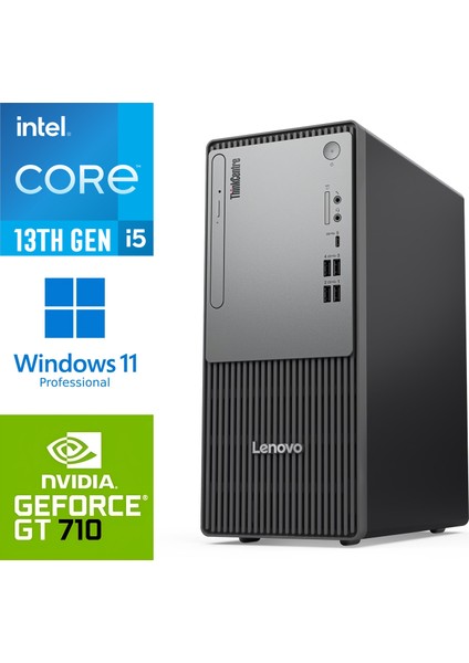 Thinkcentre Neo 50T Gen5 I5-13400 32GB 1tb SSD 2 GB GT710 Windows 11 Pro Masaüstü Bilgisayar Masaüstü Pc 12UB000ETR 015