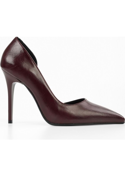 Kadın Massy Bordo Parlak Stiletto fiyatları