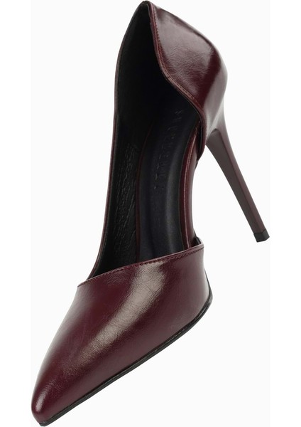 Kadın Massy Bordo Parlak Stiletto fırsatları