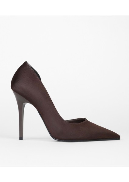 Kadın Massy Kahve Süet Stiletto modelleri