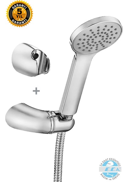 Eca Niobe Banyo Bataryası + Eca Spil Mafsallı Banyo Üst Takım 1f (Duş Başlığı)