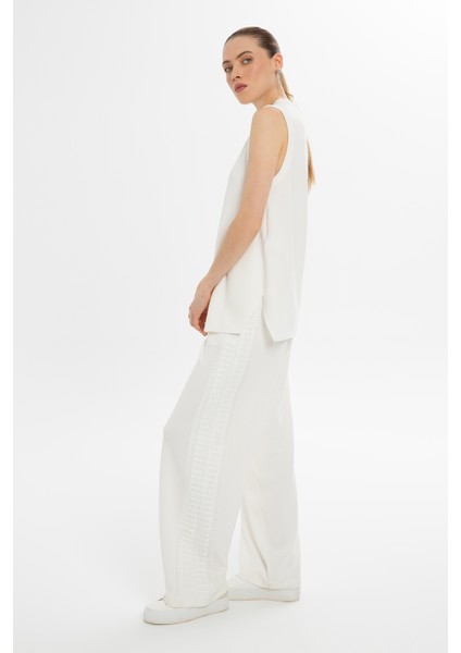 Yandan Yırtmaçlı Ekru Bluz fiyatları