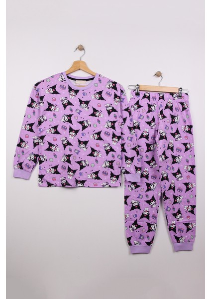 Mevsimlik Kız Çocuk Kuromi Pijama Takımı