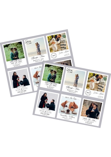12 Adet Kişisel Fotoğraf ve Yazı Içeren 8x8 cm Buzdolabı Magneti fırsatları