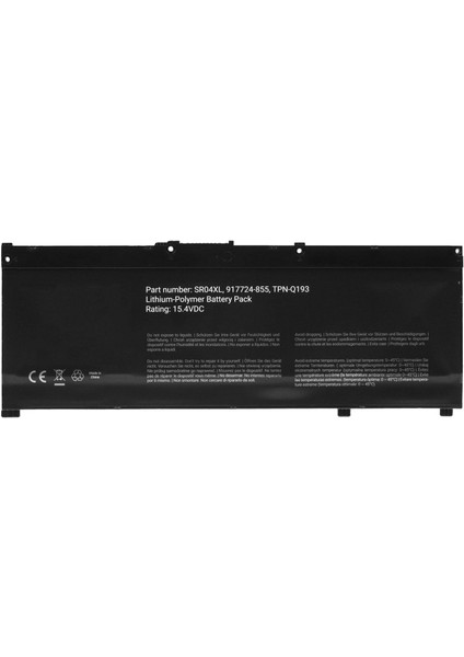 Hp Pavilion 15-Cb, 17-Cd Uyumlu Batarya Pil SR03XL, SR04XL