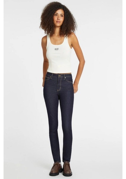 Kadın Yüksek Bel Skinny Denim Pantolon