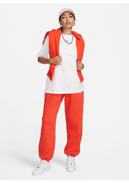 Beyaz Bisiklet Yaka T-Shirt FD4149-100-W Nsw Tee Essntl Lbr Beden: M