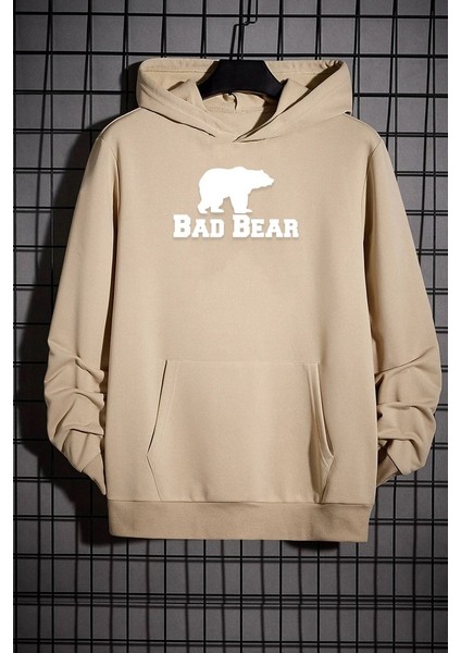 Unisex Bear Baskılı Sweatshirt