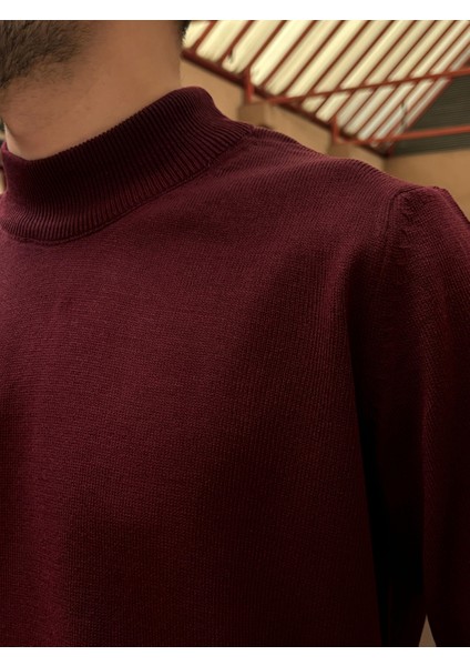 Erkek, Slim-Fit, Old Money, Yarım Boğazlı Triko Kazak PLTK01 fiyatları