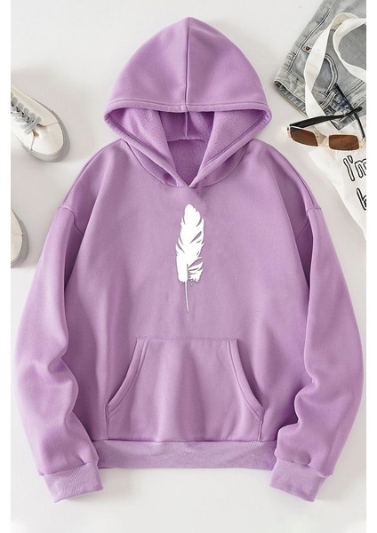 Only Trendwear Unisex Tüy Baskılı Sweatshirt