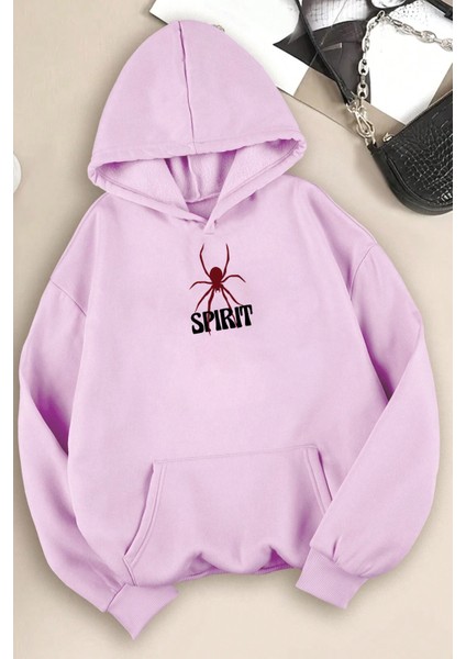Only Trendwear Unisex Cartoon Face Siyah Beyaz Hoodie fiyatları