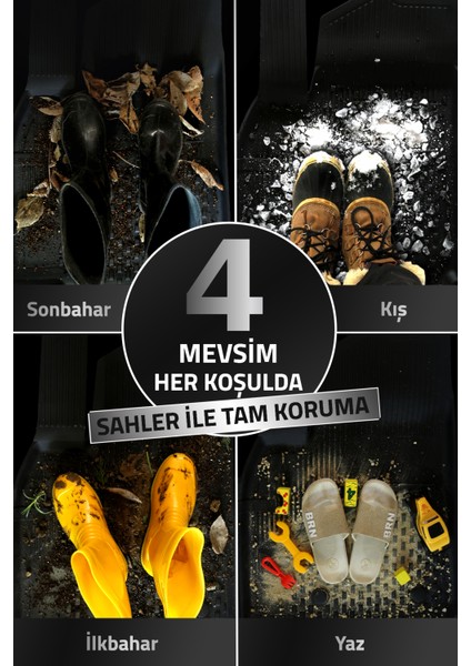 Bmw 5 Serisi G60 2023-2025 Uyumlu Sahler 4.5d Premium Havuzlu Oto Paspas - G60 Lux Premium Seri