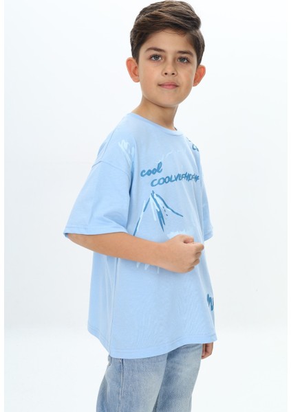 Erkek Çocuk Grafiti Baskılı Tişört fiyatları